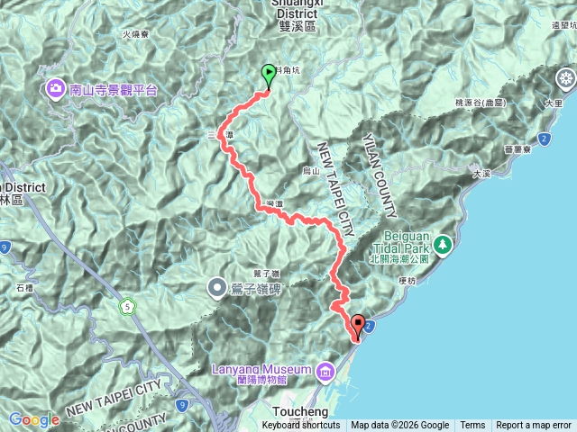 淡蘭古道中路精華段，料角坑到外澳預覽圖