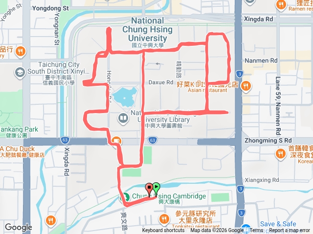興大慢跑（Yi）繼續轉動直到最後一秒鐘