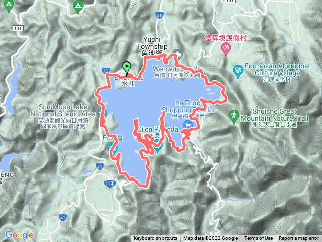 20221209日月潭環湖騎