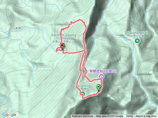 加里山下石桌谷預覽圖