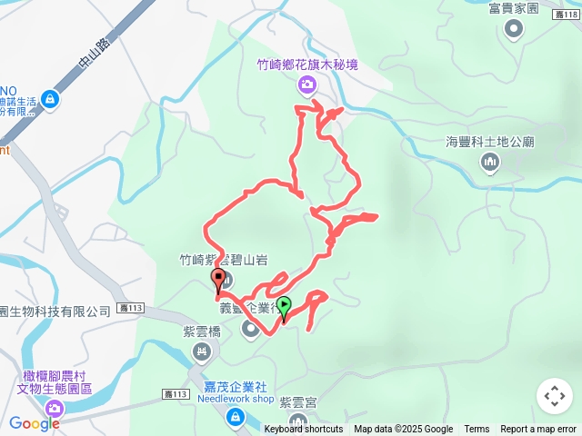 竹崎紫龍山步道順訪阿拉伯粉紅村預覽圖