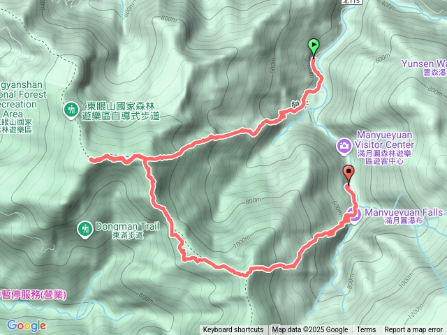 滿月圓登東眼山O型