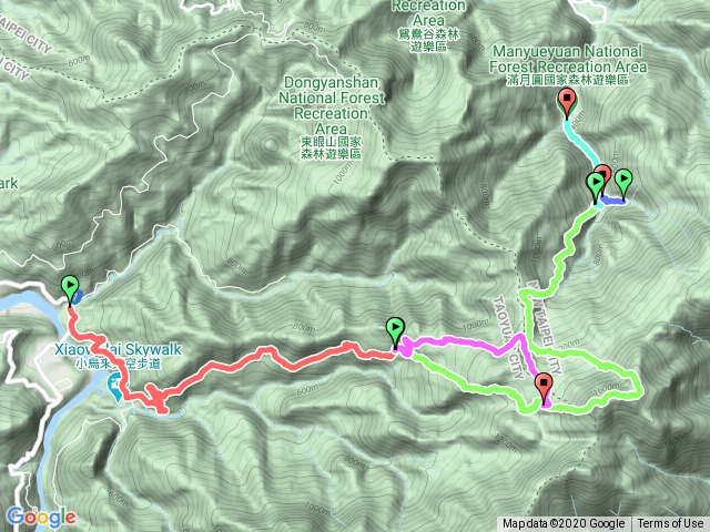 小烏來、赫威神木群、北插天山、多崖山、滿月圓經典縱走(2020.11.30金牌)