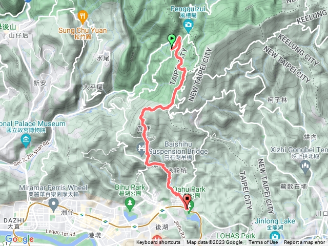 臺北大縱走4-市民小巴1-捷運大湖公園