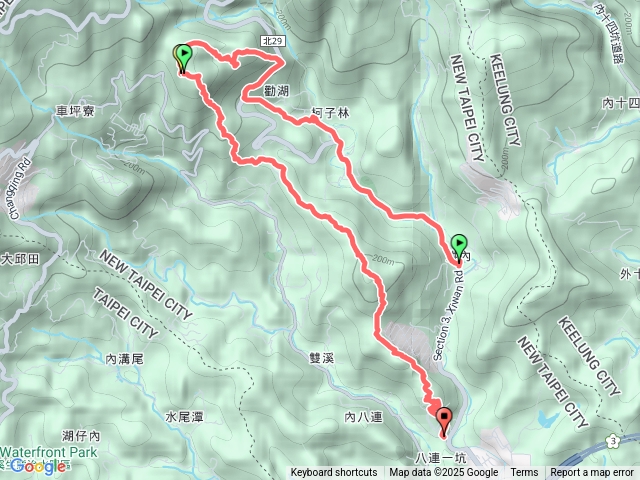 拱北殿三秀山、北港山、金明山（柯子林山東峰）、柯子林山、如意湖，四山一如意大縱走