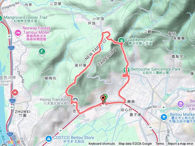 貴子坑忠義山行天宮