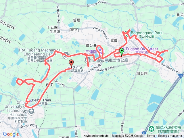 2025-12-17桃園富岡車站老街呂家洋樓水漾民生陂三連陂向堂陽隴西堂范陽堂兩平堂北湖新富車站