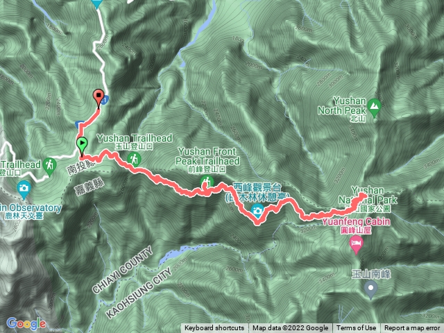 玉山主峰單攻+前峰走一半
