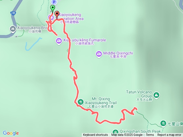 小油坑上七星山