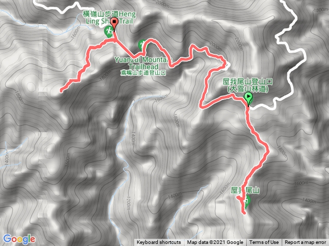 屋我尾山+橫嶺山