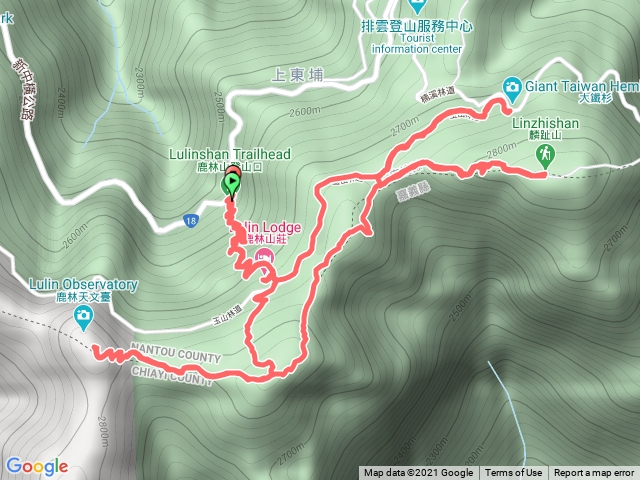 鹿林山＋鹿林前山＋麟趾山＋大鐵杉