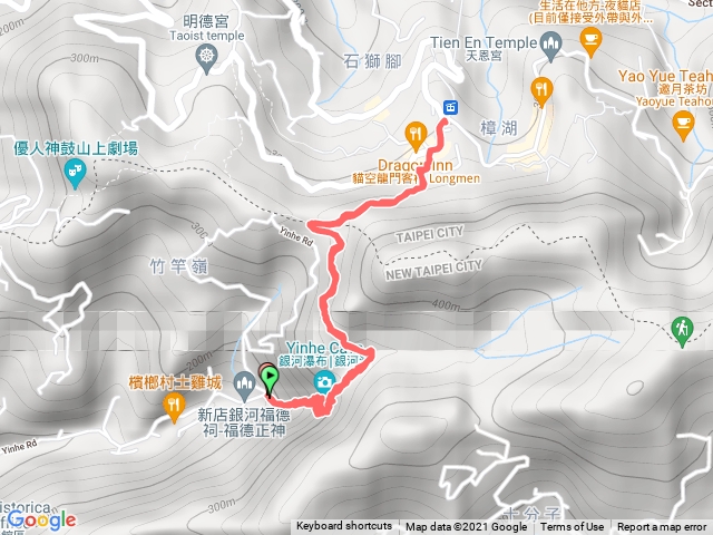 銀河洞接樟樹步道 達貓空景觀平台