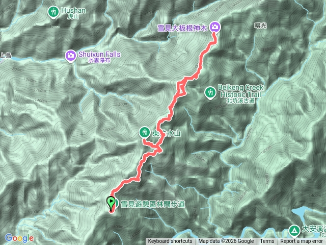 雪見大板根+東洗水山預覽圖