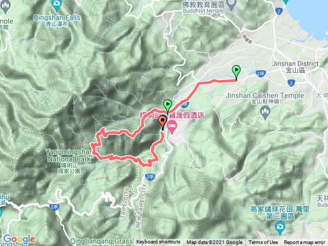 金山林莊登磺溪頭山、八煙古道O行