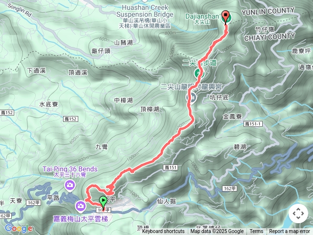 雲嘉五連峰_空氣博物館-大尖山