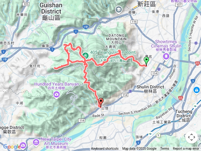 大棟山山列群峰8字繞（大同山、青龍嶺、大棟山、馬頭尖、東嶺頂山、新潮嶺、大棟尾山、大湖頂山）