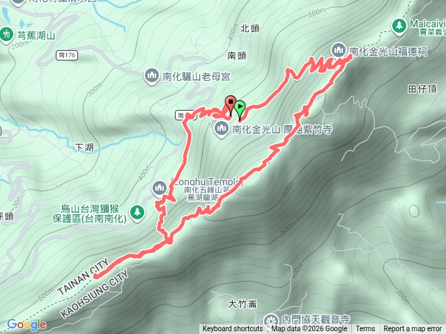 台南南化 厚德紫竹寺周邊山徑健行預覽圖