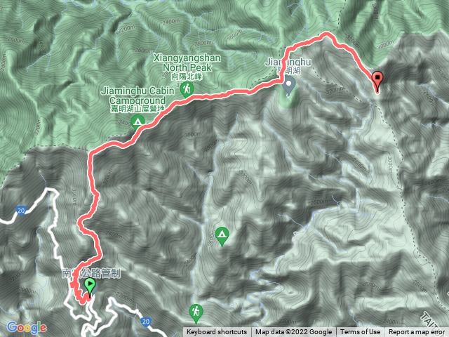 新康橫斷四天D1：向陽登山口～布新營地