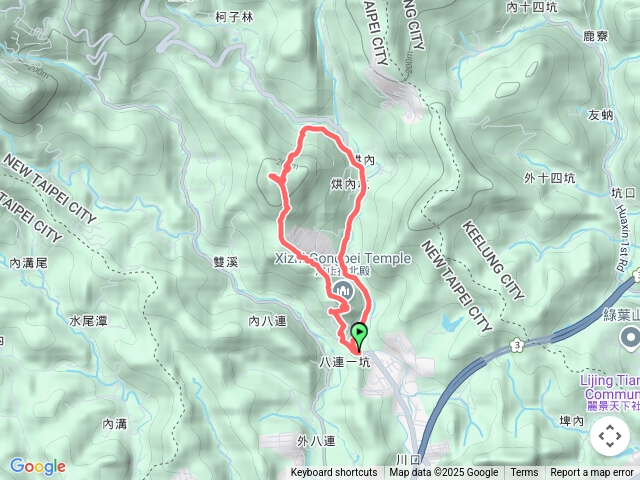 新北汐止 拱北殿、北港山、汐萬路O型