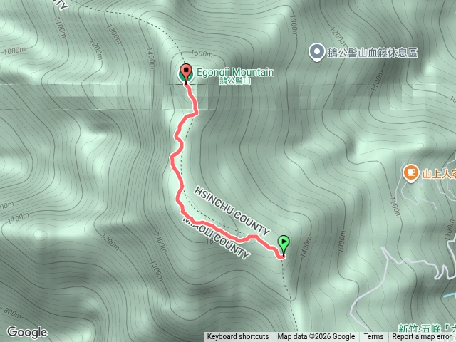 鵝公髻山單趟預覽圖