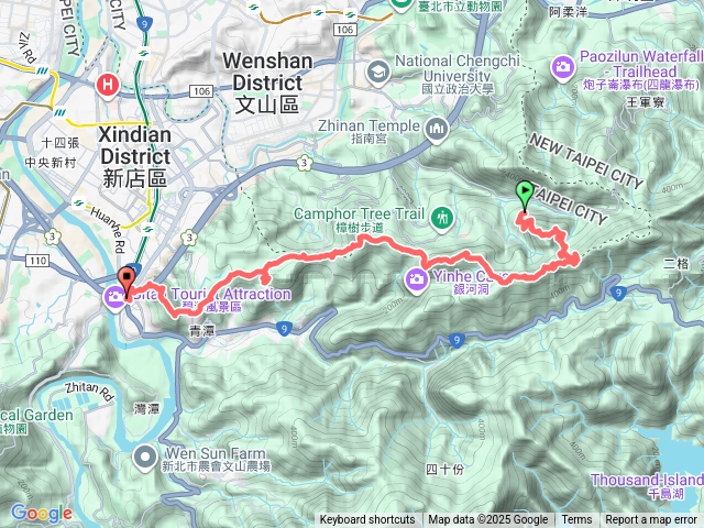 貓空圓山-十六分山-待老坑山-新店小獅頭山預覽圖
