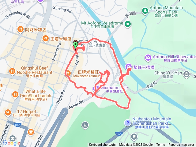 紫雲巖-清水神社（牛罵頭遺址文化園區）-鰲峰山-橋頭寮溪石埠預覽圖