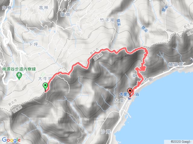 桃源谷内嶺步道到大里車站09MAY2020