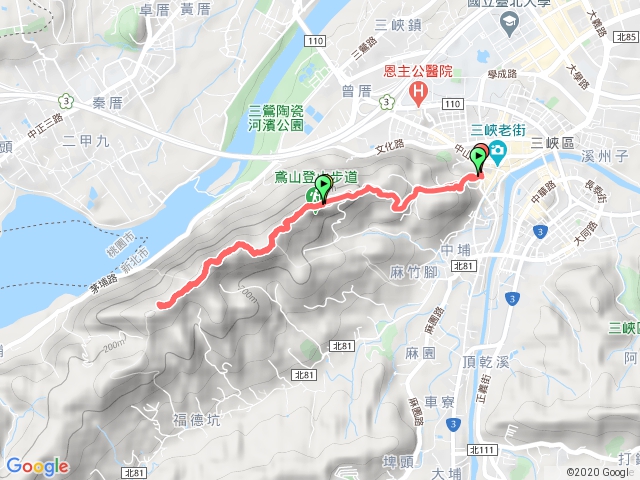 鳶峰路、長春嶺、鳶山、鳶山彩壁連走