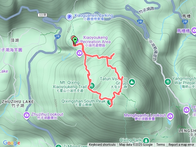 20250917七星山北北峰上北峰-主峰-南峰-摘星峰