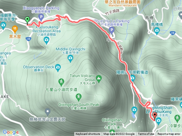 環七星山人車分道-百拉卡公路入口至冷水坑段