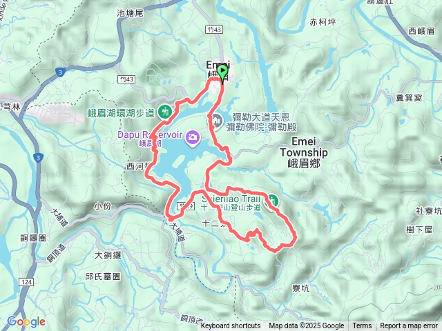 新竹 峨眉湖步道 十二寮登山步道