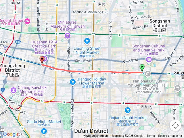 跟著2025世壯運探索雙北市巨蛋全壘衝刺道（台北大巨蛋－華山文創園區）202505302332預覽圖