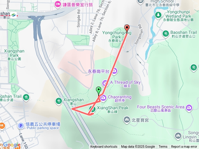 永春崗步道、一線天、六巨石預覽圖