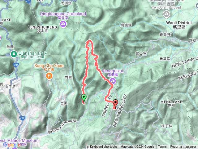 坪頂古圳步道-荷蘭古道-草原連峰-頂山石梯嶺步道-風櫃嘴-雙溪溝古道-五指山風景區預覽圖