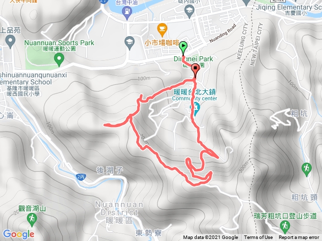 龍門谷頂寮山砲台壕溝行