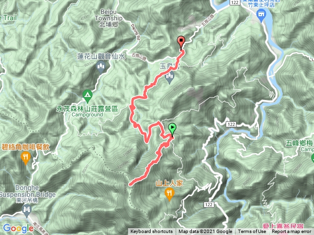 鵝公髻山第一登山口-竹37（18k)