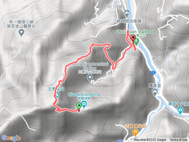五寮尖攻頂+11號路線下山