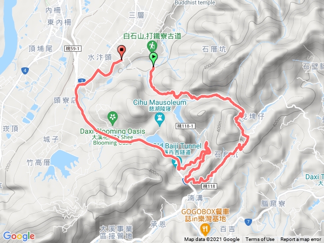 打鐵寮古道、東興橋、百吉蔭步道O型縱走