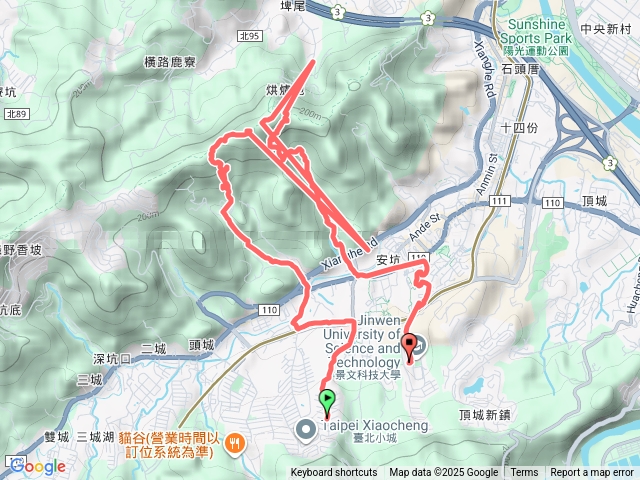 2025-1223薏仁坑-民生普道院-南勢角山-蘭花亭-安康森林公園-景文科大預覽圖