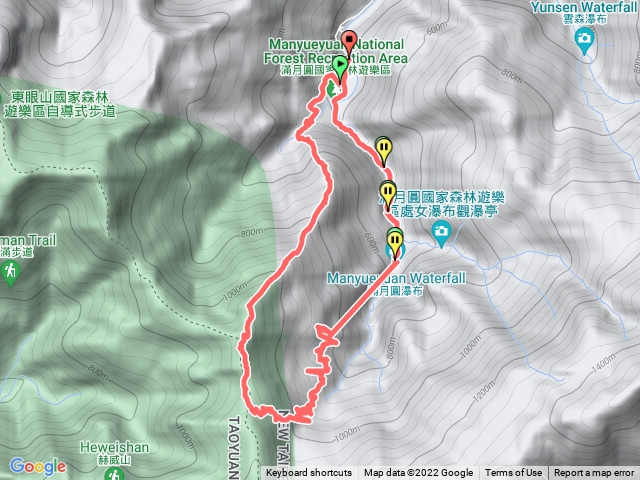 滿月圓-拉卡山-東滿步道