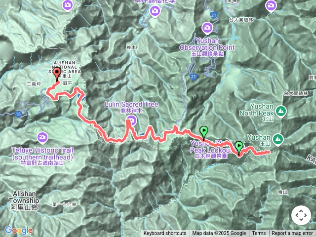 20250526玉山主峰（因雨只到排雲山莊）