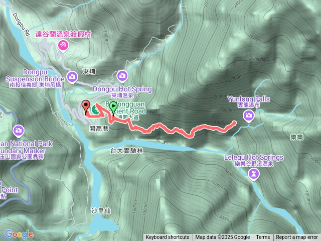 八通關雲龍瀑布步道預覽圖