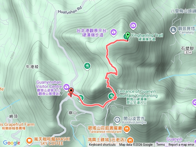 新北－臺灣百大必訪步道硬漢嶺步道(觀音山)202601041329