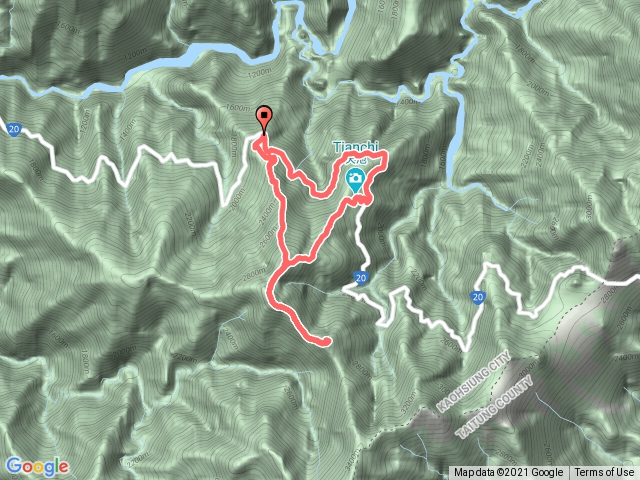 中之關上庫哈諾辛下天池