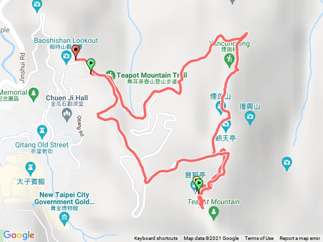煙囪陵至茶壺山