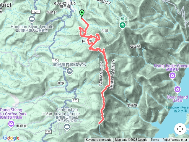 關仔嶺大凍山河往返