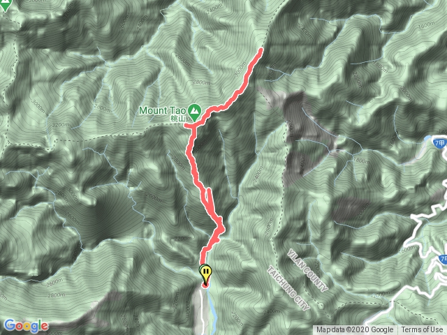 桃山登山山徑上武陵二秀202010101643.gpx