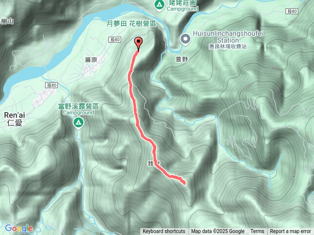 20250103南投/我音山北峰─我音─我音山主峰原路來回