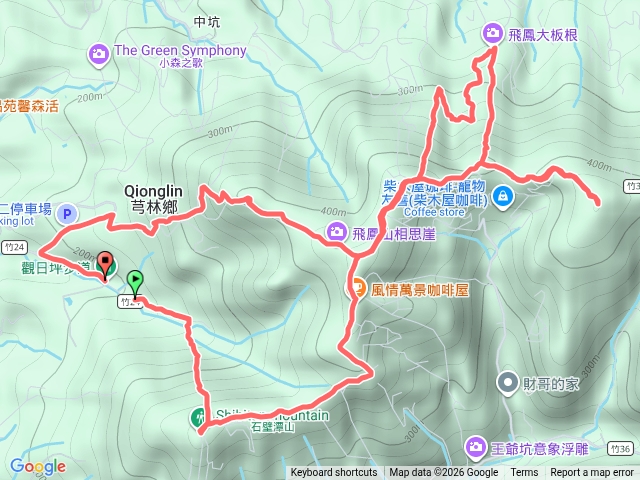 2026.05.08 飛鳳山、石壁潭山（新路）、中坑山、牛欄窩山、大板根8字型預覽圖