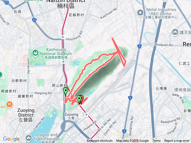 高雄半屏山O型走預覽圖